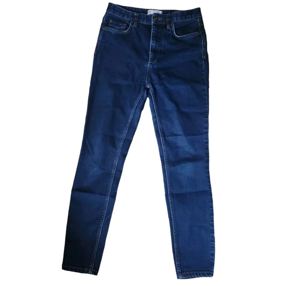 Free People FP Jeans Women's Size 28 High Rise Dark Wash Skinny Cropped